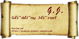 Gödény József névjegykártya