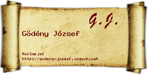 Gödény József névjegykártya